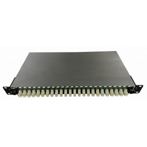 Fibre optique, Tiroirs optiques, Tiroirs optiques multimodes, TOM 1U 24 SC équipé raccords et pigtails 50/125 SC - Nouvelle génération