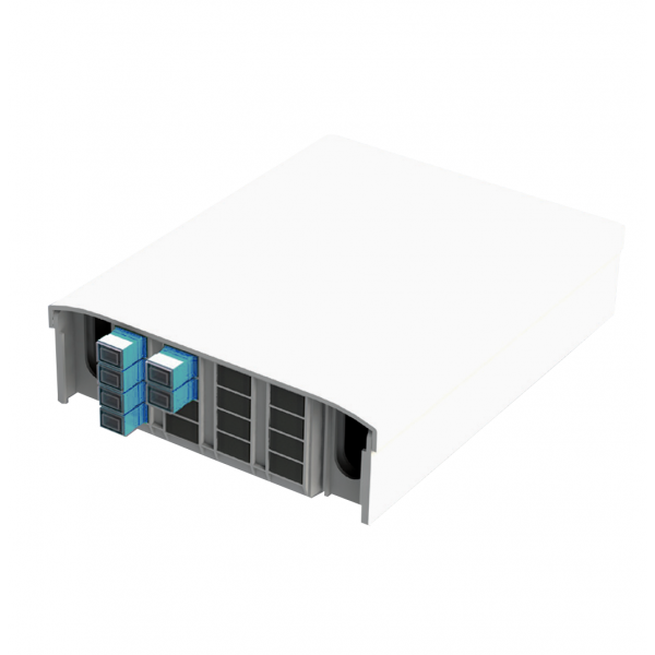 Fibre optique, Boîtiers optiques BPE-O, Boîtiers optiques intérieurs, Boîtier PBPO 9/125 G657 équipé raccords et pigtails SC-PC