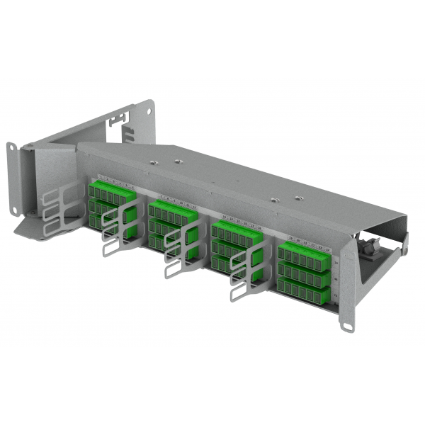 Fibre optique, Tiroirs optiques, Tiroirs optiques vides, TOP-C 2U 19" Front panel 72 SC