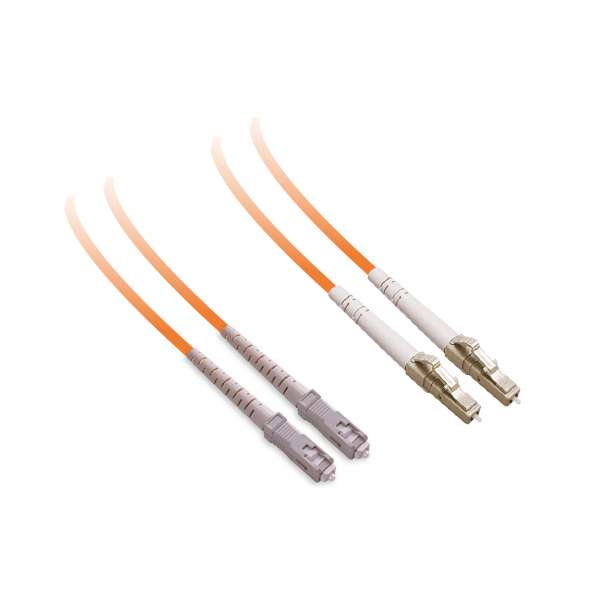 Fibre optique, Connectiques brassage, Jarretières multimodes, Jarretière 62.5/125 OM1 duplex Minizip SC/LC