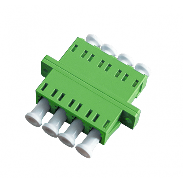 Fibre optique, Connectique brassage, Raccords optiques monomodes, Raccord quadriplex LC-APC/LC-APC mo