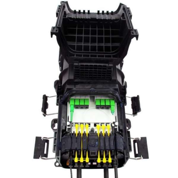 Fibre optique, Boîtiers BPE-O, BPE-O sous-terrain, OFDC B8G à connecteurs 72 fusions