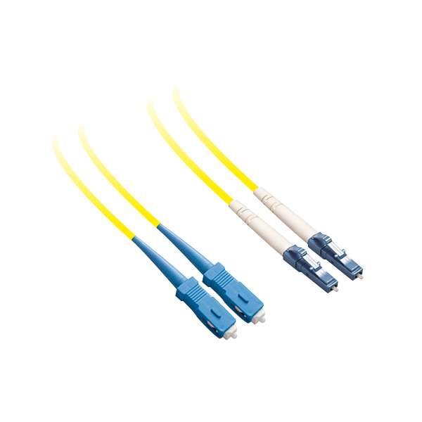 Fibre optique, Connectiques brassage, Jarretières monomodes, Jarretière 9/125 duplex-zip SC-PC/LC-PC