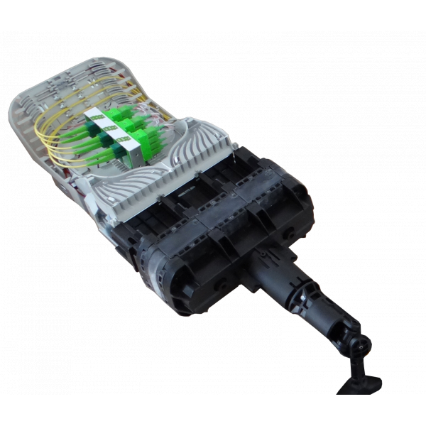 Fibre optique, Boîtiers BPE-O, BPE-O sous-terrain, Kit TENIO T1 24FO + 1à12 R&C SC-APC