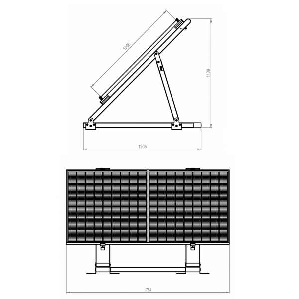 Photovoltaïque, Kits solaires au sol, Kit solaire Bois plug and start, Kit solaire Bois 405 Wc