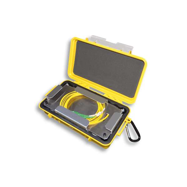 Mesures, Mesures fibre optique, Mesure de réflectométrie, Mallette OptiBox 9/125 G657A2 avec cassette fusion