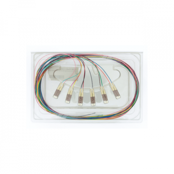 Fibre optique, Connectiques brassage, Pigtails multimodes, 12 pigt coul 50/125 OM4 easy s. LC