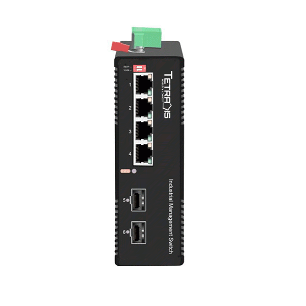 Matériels actifs, Actifs cuivre, Switches RJ45, Switch manageable PoE 4+2 ports