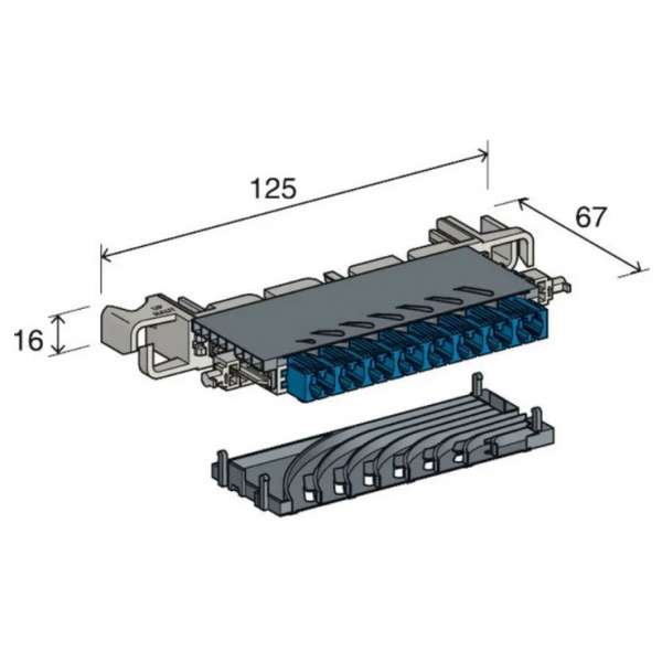 Cuivre, Boîtiers modules, Modules de raccordement cuivre, Module rcp