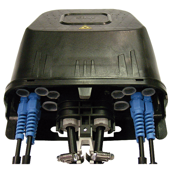 Fibre optique, Boîtiers optiques BPE-O, BPE-O sous-terrain, BPE-O T0 4 pas 16 ports