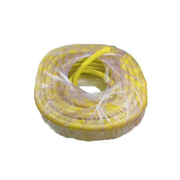 Fibre optique, Accessoires, Aiguillage, tirage et gaines, Gaine Ø18i fendue PVC annelée jaune