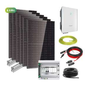 PHOTOVOLTAÏQUE, Kits solaires toitures, Kits solaires 6 kWc, Kit tri 6kWc - Onduleur central