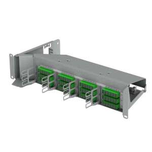Fibre optique, Tiroirs optiques, Tiroirs optiques monomodes, TOP-C 2U 72 SC Left Pivot with SC-APC adapters