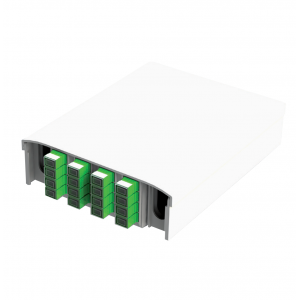 Fibre optique, Boîtiers optiques BPE-O, Boîtiers optiques intérieurs, Boîtier PBPO 9/125 G657 équipé raccords et pigtails SC-APC