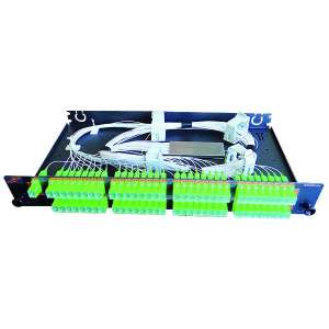 Fibre optique, Tiroirs optiques, Tiroirs optiques monomodes, TOM PLC 1.5U 19" with 1 PLC SC-APC