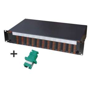 Fibre optique, Tiroirs optiques, Tiroirs optiques monomodes, TOM 2U 72 SC with adapters SC -APC