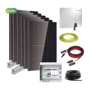 Photovoltaïque, Kits solaires toitures, Kits solaires 6 kWc, Kit solaire triphasé 6 kWc - Onduleur central